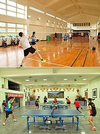 　第12屆兩馬體育文化交流活動開始，昨日首先舉行各賽事熱身賽。（圖／文：馮紹夫）