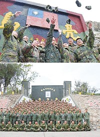 馬祖防衛部2月底接訓第51梯役男150員有11位轉服志願役並願意調守高登。(圖:馬祖防衛部提供)