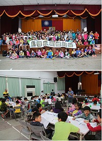 　遠哲科學體驗營7日舉行，縣內國小共有163位學生報名參加，課程安排讓學生動手玩科學，親自體驗科學的奧秘。（圖／文：吳嘉榮）