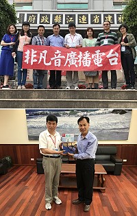 縣長劉增應接受大陸中央人民廣播電台暨廈門台新聞媒體一行專訪,以增進大陸民眾對馬祖的深度認識。(圖/文:吳嘉榮)