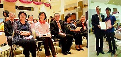 世界紅十字日暨志工表揚大會6日於台北市劍潭活動中心舉行,馬祖支會今年推薦志工為邱駿逸,從高中時期就以紅會為家,熱心參與公益,獲獎實至名歸。(圖:紅十字會馬祖支會)