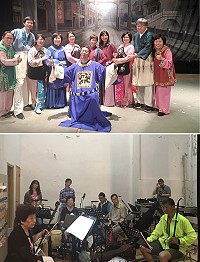 馬祖春藝閩劇演出今晚將推出「折子戲專場」,最特別的當然是由馬祖戲劇團的閩劇素人們壓軸演出的《桐油煮粉干》,並由雲台樂府負責現場配樂,文化處歡迎親朋好友們前往看他們演閩劇。(圖:連江縣政府文化處)