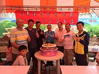 　塘岐社協歡慶13週年，各界齊唱生日快樂歌。（圖／文：陳鵬雄）