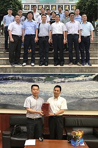 福州市海洋與漁業局長林海華一行26日來馬參訪交流,討論福州國際漁業博覽會和魚苗放流事宜。(圖/文:吳嘉榮)