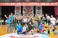 　第14屆健康上籃由高手雲集的飛龍免稅，以超強球技力克群雄，9戰全勝榮登王座，也是龍福旅遊同班底的隊伍，達成五連霸新創舉。（圖／文：曹重偉）