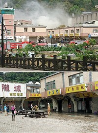 介壽商場內一家卡拉OK一樓28日上午傳出火警,好在附近住戶及早發現報案,於上午9時37分順利撲滅,但一樓內部已全部燒毀,所幸無人傷亡,起火原因尚在了解及調查中。(圖:曹重偉、林建中)
