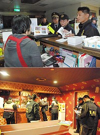 106年暑期保護青少年「青春專案」提前啟動!警察局長王鳳輝於宣導工作執行首日,特別到場視察警方臨檢KTV、網咖、撞球坊等場所的行動,要求所屬同仁落實保護青少年工作。(圖/文:曹重偉)