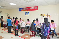 　今年整合式健檢7日起在南竿鄉舉辦，吸引521位民眾前往掛號篩檢，流程尚屬順暢。（圖／文：曹重偉）
