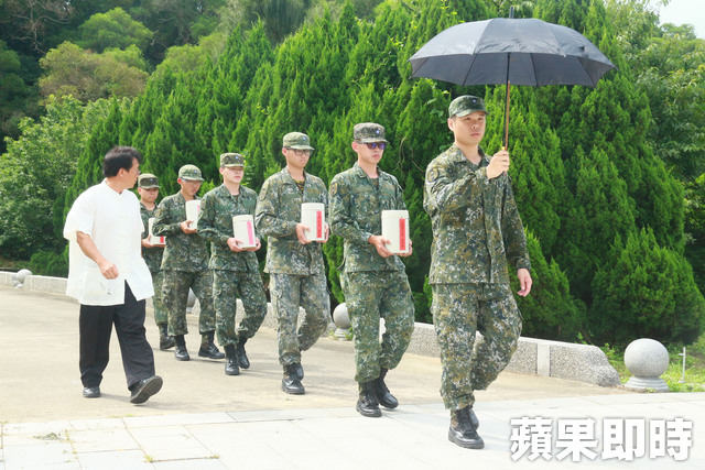 馬防部遷葬國軍先輩移忠靈祠安奉。馬防部提供