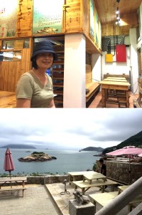 鏡澳文史館搖身一變成為芹沃咖啡烘焙館,曾美子團隊積極籌辦預定18日開張營運。(圖/文:陳鵬雄)
