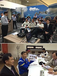議會定期會縣政考察16日移師北竿,議員們關心北竿多項重大公共建設規劃以及施工現況。(圖/文:陳鵬雄)