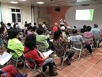 　連江縣山隴蔬菜公園友善農耕管理自治條例草案公聽會15日召開，討論條文內容，並聽取農民及地主意見。（圖／文：吳嘉榮）