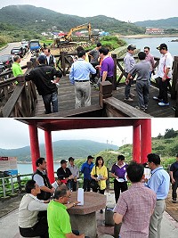 議會定期大會21日繼續南竿鄉縣政考察行程,主要訪視水資源及西區政經建設。(圖/文:曹重偉)