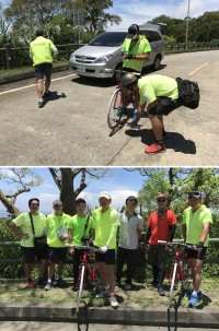中華民國田徑協會1日進行馬祖國際馬拉松賽道丈量,申請IAAF國際田總賽道認證。(圖/文:吳嘉榮)