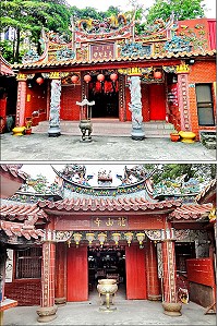 桃園市政府斥資千萬,提供馬祖人信仰中心閩臺宮整修、龍山寺拆除重建。(圖:桃園市政府新工處提供)