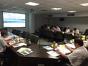 　營建署6日下午召開生活圈道路審查委員會完成大坵聯外道路橋梁工程部分細節審議，縣長劉增應、工務處長陳忠義到場提出說明。（圖：連江縣政府）