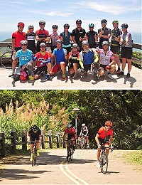 2017「馬祖之壁」自行車挑戰10日挑戰北竿,10名外國選手參加挑戰,對北竿賽道與風景留下深刻印象。(圖/文:馮紹夫)