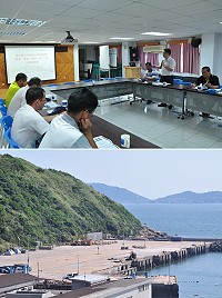 北竿白沙南碼頭旅館興建案,昨日舉行BOT案招商說明會。(圖/文:馮紹夫)