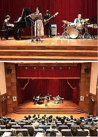 Ray爵士鋼琴三重奏X長笛音樂會16日精彩演出,獲得現場聽眾熱烈的掌聲和安可聲,曲曲動聽令人陶醉其中。(圖/文:吳嘉榮)