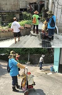 　南竿鄉公所25日起展開7至8月份環境衛生用藥噴灑行程，防治蚊蟲孳生並維護民眾健康。（圖／文：吳嘉榮）