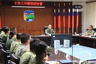 　指揮官主持士官工作實務研討會。（圖／文：鄭凱仁）