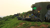 官兵實施各類武器射擊前準備。(圖/文:賴紀甫)