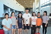 　東引國小、馬祖高中學生出發挑戰第32屆大陸全國青少年科技創新大賽。（圖／文：馮紹夫）
