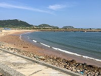 　塘岐馬鼻灣即將在月底前推出水上活動，讓愛玩水的遊客有安全空間戲水。（圖／文：陳鵬雄）
