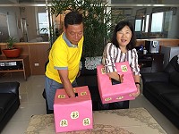 2017莒光海洋觀光年古蹟尋寶摸彩活動,15日上午抽出35位幸運得獎人。(圖/文:宋幸儒)
