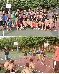 地區籃球小種子們赴台受訓!受旅台鄉親陳鴻杰老師邀請,籃委會特別挑選國中小種子球員分兩梯次赴台集訓1個月,希望透過專業訓練,讓這批籃球幼苗成長茁壯。(圖:陳鴻杰、林建中)