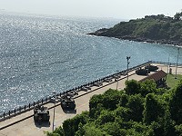 　莒光守備大隊年度萬平操演實彈射擊準備就緒，17、18日西莒青帆澳口登場，歡迎大家蒞臨觀賞。（圖／文：宋幸儒）