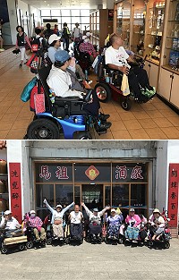 8位來自台北的身障朋友展開5天4夜馬祖之行,走遍東引、南竿、北竿各景點,多元特色讓大家留下深刻印象。(圖/文:吳嘉榮)
