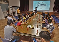 　連江縣106-108年農村綜合發展計畫第一場說明會在東引國中小涵藝樓召開。（圖：東湧社區發展協會）