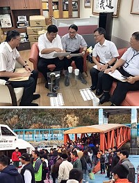 立委陳雪生協調交通部航港局達成黃岐、南竿至北竿為延伸航線,採專船(南竿→北竿→黃岐)機制暨北竿團客多時,上下船人潮。(圖:本報資料室)