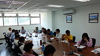 南竿-白沙-黃岐連程專船9月1日起試辦,港務處昨日邀集相關單位召開執行協調會議,並現勘動線。(圖/文:馮紹夫)