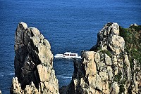 　　106年「海上看東引」觀光活動，從4月1日啟航至今，累計出海遊客人數已達1814人次。（圖／文：陳其敏）