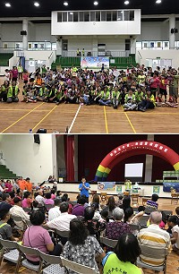 家庭教育中心2日舉辦祖孫夏令營—身歷耆境體驗營,透過祖孫經由彼此互動,增進家庭世代間情感凝聚。(圖/文:吳嘉榮)