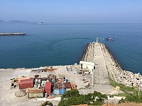 　白沙碼頭區外廓設施改善工程上網發包，北堤向外延伸110公尺，並在原堤內側改建75公尺長碼頭區。（圖：陳鵬雄）