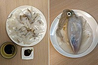 軟絲生吃軟綿甘甜　橋仔現釣
