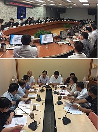 府會首長、立委陳雪生與國發會、科技部、工業局、中華電信等單位召開連江縣普及智慧城鄉生活應用討論會議,優化馬祖智慧無線島計畫。(圖:連江縣政府)