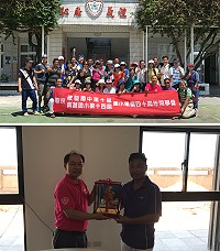 闊別近38年再相聚,敬恆校友回校重溫校園時光。(圖/文:宋幸儒)
