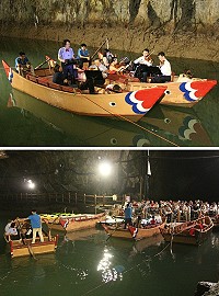 最終場藍眼淚坑道迴響音樂會,演出除了中西曲目外也結合馬祖在地歌曲,帶給觀眾一場豐富的心靈饗宴。(圖/文:吳嘉榮)
