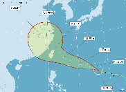颱風泰利直撲臺灣而來,馬祖預計14、15日最受影響,氣象局提醒民眾做好防颱準備。(圖:中央氣象局)