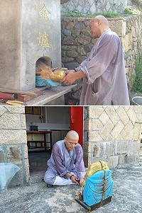 東莒福正村田將軍廟神像全部被劈砍、燒毀,引發鄉親們討論。(圖/文:宋幸儒、曹以鋒)