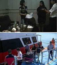 連江縣檢、警、憲等單位再次查獲大陸女子在馬祖非法打工,昨日將該女子遣返出境,並管制2年不予許可其申請入境。(圖:移民署連江地區行政中心)