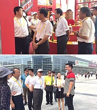 廈門在2017金磚國家元首會議之後,國際投資貿易洽談會18日開幕,廈門市人民政府首度邀馬祖參加,縣長劉增應、議長張永江等出席,觀摩大陸烈酒展。(圖:連江縣交旅局)
