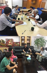 　臺北市立大學許民陽教授團隊21日來馬進行環境教育第一階段聯訪，南竿3校對於環境教育不遺餘力且積極發展自我特色。（圖：教育處）