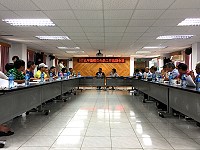 　文化處召開107年北竿擺暝文化祭活動協調會，北竿各宮廟負責人齊聚討論。（圖／文：陳鵬雄）
