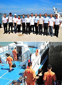 　趕在中秋節前夕，兩岸執行「金門協議」順利交接5名大陸地區偷渡犯予陸方，其中有4位是大陸「祈福黨」成員。（圖／文：曹重偉）