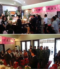 榮民之家最後一位榮民宋景文老先生9月14日安詳離世,享壽91歲,大同之家昨日舉行公祭,各界長官、好友都來送宋伯伯最後一程。(圖/文:馮紹夫)